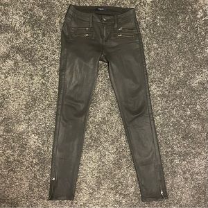 Fidelity Denim Women’s Kronos Wax Coated Skinny Jeans